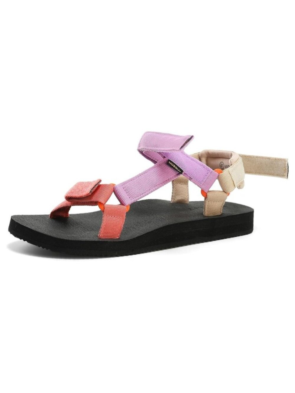 Muboliy Casual Multicolored Ankle Strap Water Sandals Women's Size 7